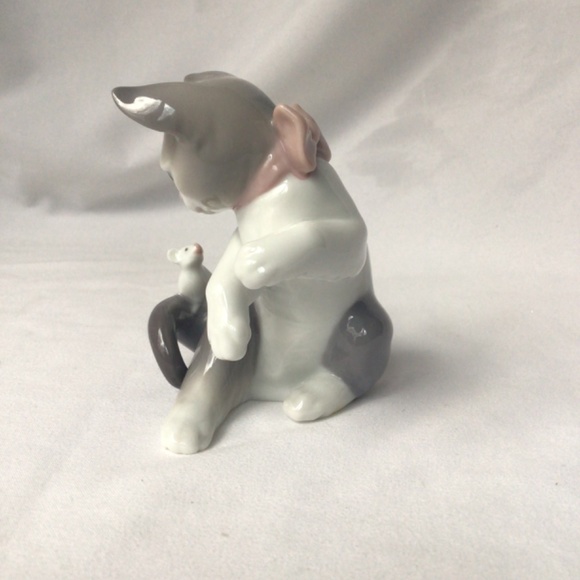 Lladro figurine 0536 Cat and Mouse - Picture 5 of 11